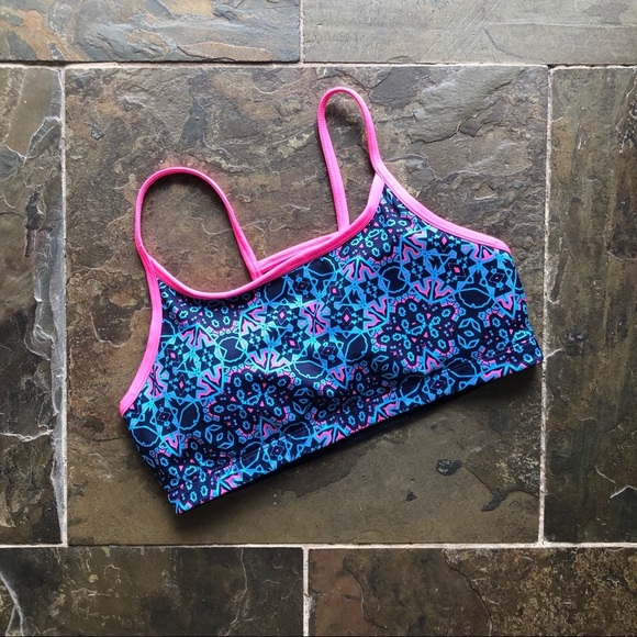 Fabletics Ayni Sports Bra Mosaic - Picture 3 of 3